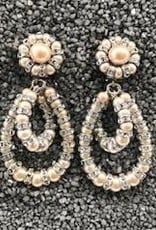 Jewelry FMontague: Lolita Pearl Loops w/Gold Details