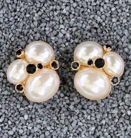 jewelry VCExclusives: Three Large Stones w/Pearl<br />
Black Stones