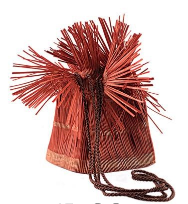 Accessories VCExclusives: It Is Copper Straw Bag