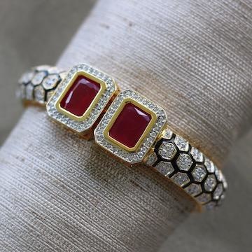 Jewelry VCExclusives: India Red with CZs