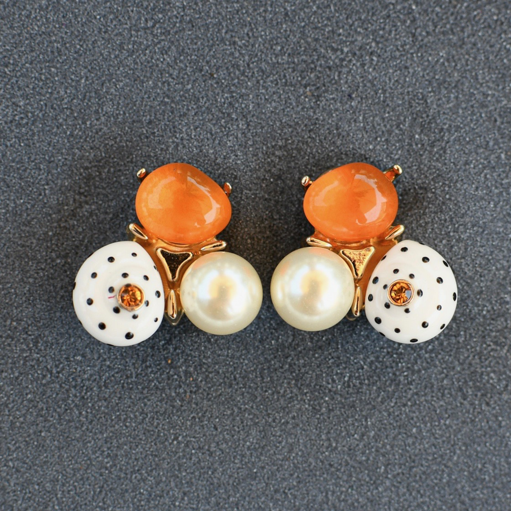 jewelry VCExclusives: Jen Orange Pearl Dots