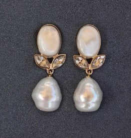 Jewelry VCExclusives: Linda White Pearl Pierced