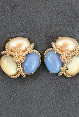 jewelry VCExclusives: Robin Pearl Lemon Blue Pierced