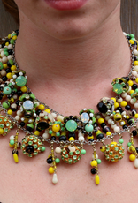 Jewelry FMontague: Dara Green Yellow Black