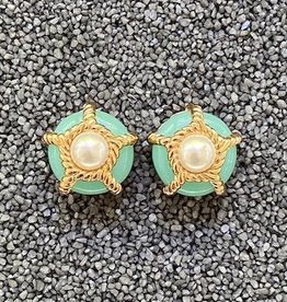 Jewelry VCExclusives: Pearl & Gold Rope Pops in Turquoise
