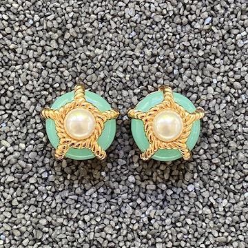 Jewelry VCExclusives: Pearl & Gold Rope Pops in Turquoise