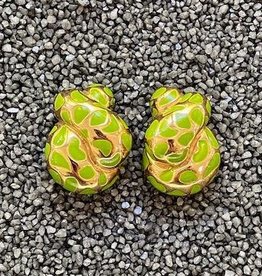 Jewelry VCExclusives: Leopard Coils Green & Gold