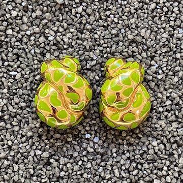 Jewelry VCExclusives: Leopard Coils Green & Gold