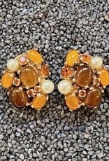 Jewelry VCExclusives: Clusters w/Pearl Accent / Amber & Yellow