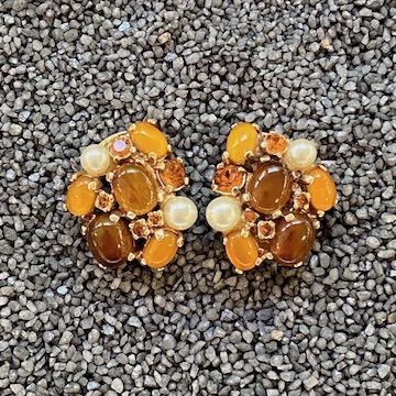 Jewelry VCExclusives: Clusters w/Pearl Accent / Amber & Yellow