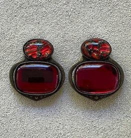 Jewelry Blinn: Ruby & Bronze Confetti