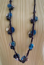 Jewelry VCExclusives: colored crystals on cord and ribbon