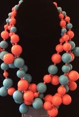 Jewelry KJLane: Clusters Turquoise & Coral