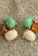 Jewelry VCExclusives: Tri Colored Drops Ecru Amber Cream