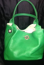 Handbags Valentina: Lime Handbag