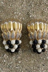 Jewelry VCExclusives: Gold Cascades w/Black & White Clusters