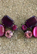 Jewelry BLINN: four Stone Pomegranate & Wine