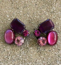 Jewelry BLINN: four Stone Pomegranate & Wine