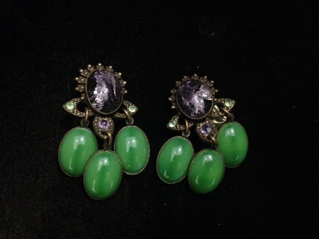 Jewelry Blinn: Lavender & Green Chandaliers