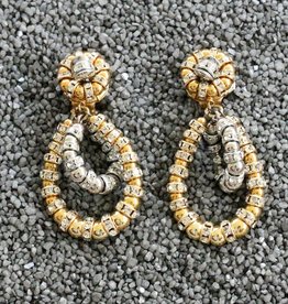 Jewelry FMontague: Lolita Gold Loops w/Silver Accents