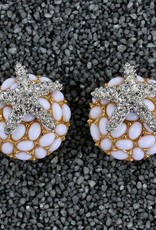 Jewelry KJLane: Crystal Starfish on White Coral