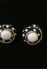 Jewelry VCExclusives: Spotted Black & Cable Swirls w/Ivory Center