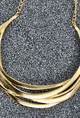 Jewelry KJLane: Cutout Collar Gold