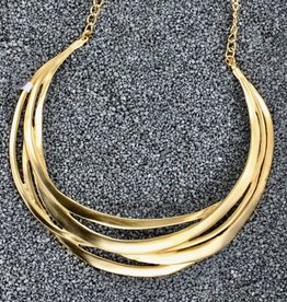 Jewelry KJLane: Cutout Collar Gold
