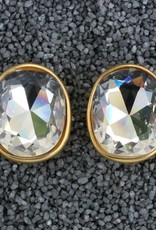 Jewelry KJLane: Gold Christal Oval