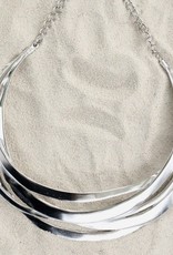 Jewelry KJLane: Cutout Collar Silver