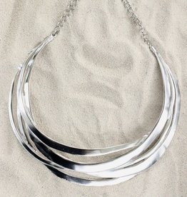 Jewelry KJLane: Cutout Collar Silver