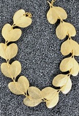 Jewelry KJLane: Gold Leaf Necklace