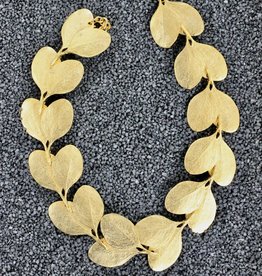 Jewelry KJLane: Gold Leaf Necklace