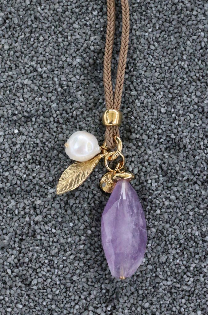 Jewelry VCExclusives: Gold Leaf, Amethyst