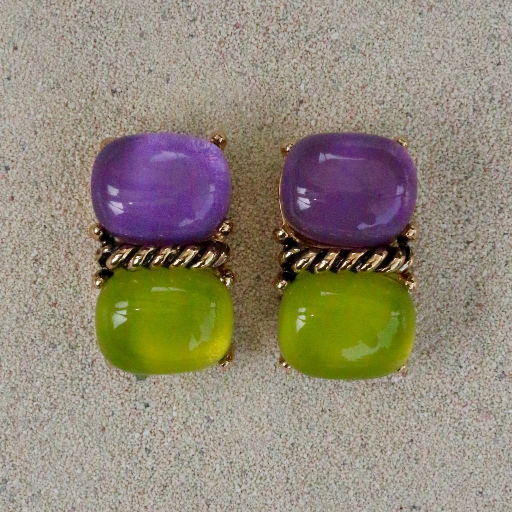 Jewelry VCExclusives: Sharon Purple over Lime