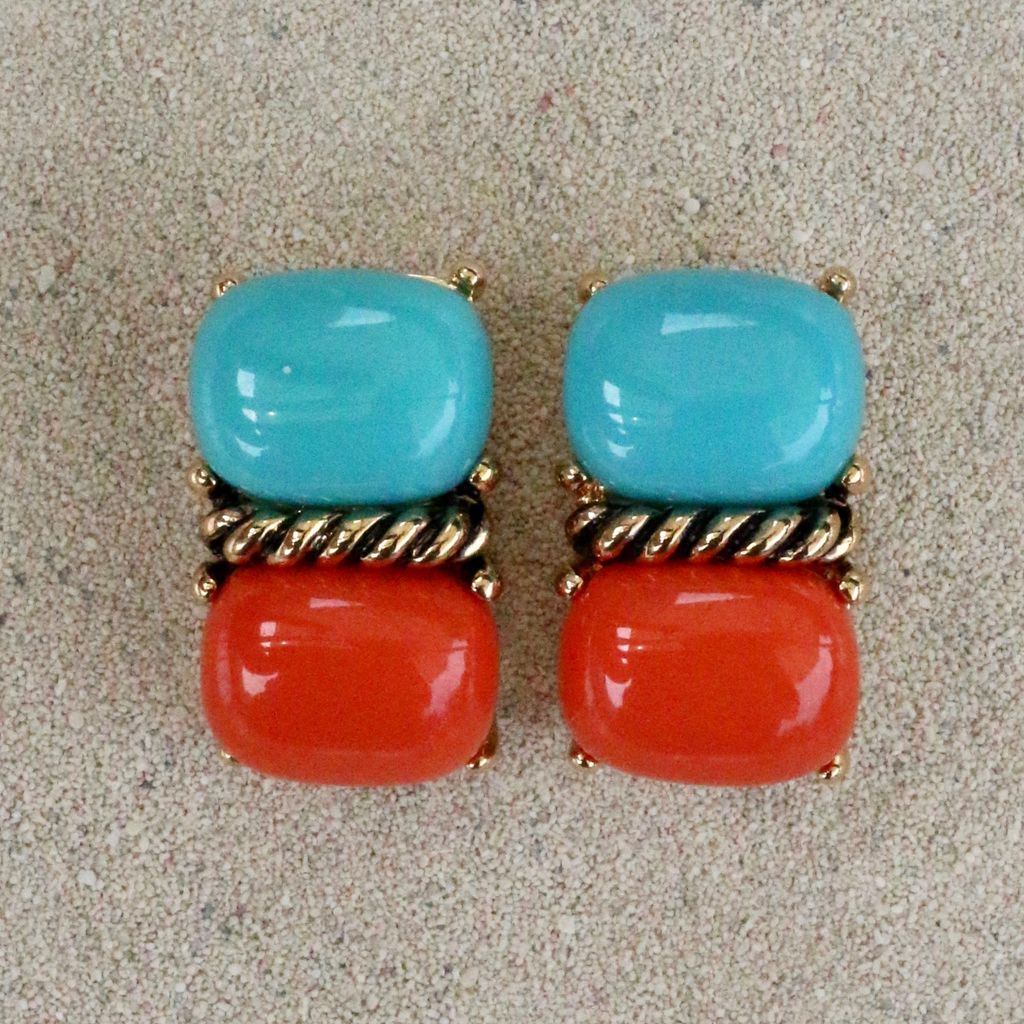 Jewelry VCExclusives: Sharon Turquoise over Coral