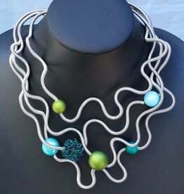 Jewelry VCExclusives: Sate Silver with Lime and Blue