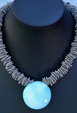 Jewelry VCExclusives: Maratea Light Blue with Silver Wire