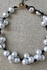 Jewelry VCExclusives: White Pearl on Black Cord