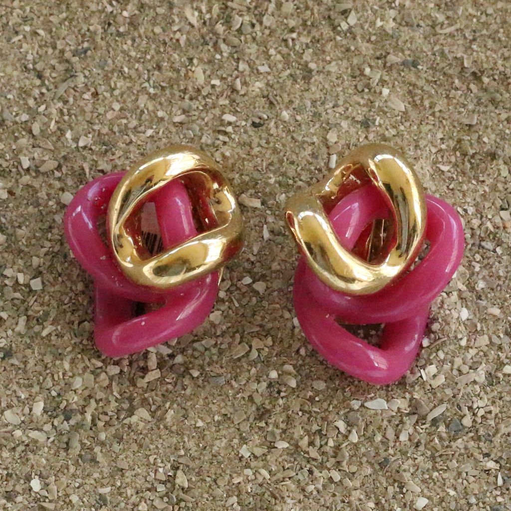 Jewelry VCExclusives: Knots / Hot Pink & Gold