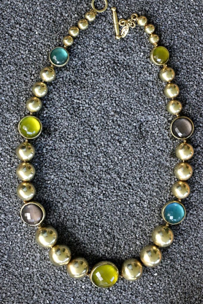 Jewelry Vaubel:  Gold Vermeil with Semi Precious Stones