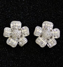 Jewelry Jardin: Clear Crystal Flower Large