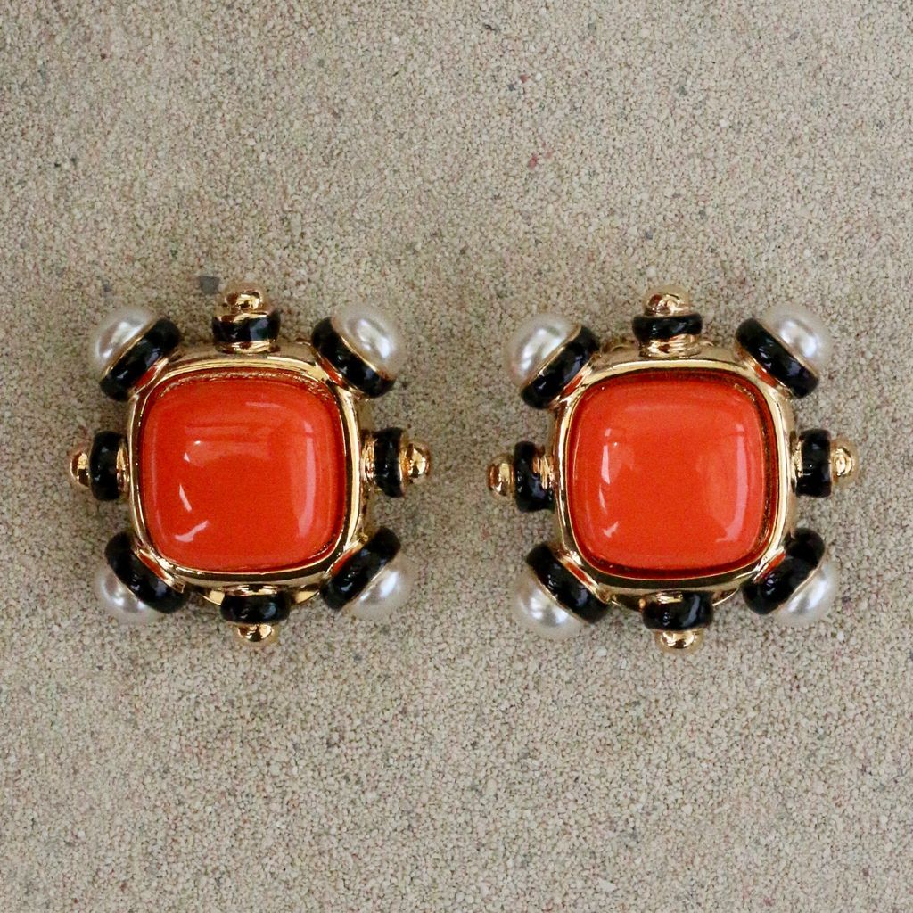 jewelry VCExclusives: Four Corners Pearl with Orange