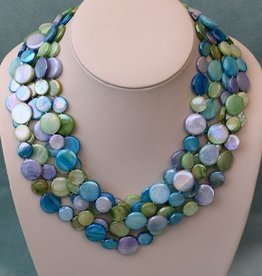 Jewelry VCExclusives: Chimes Glass Beads Blues/Greens