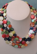 Jewelry VCExclusives: Chimes Glass Beads Multi Earth Tones