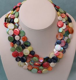 Jewelry VCExclusives: Chimes Glass Beads Multi Earth Tones