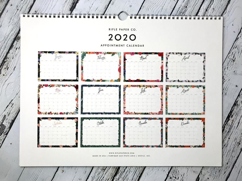 2020 wild rose appointment calendar appointment on calendar