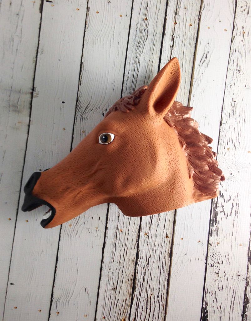 Horse Head Squirrel Feeder Silver In The City