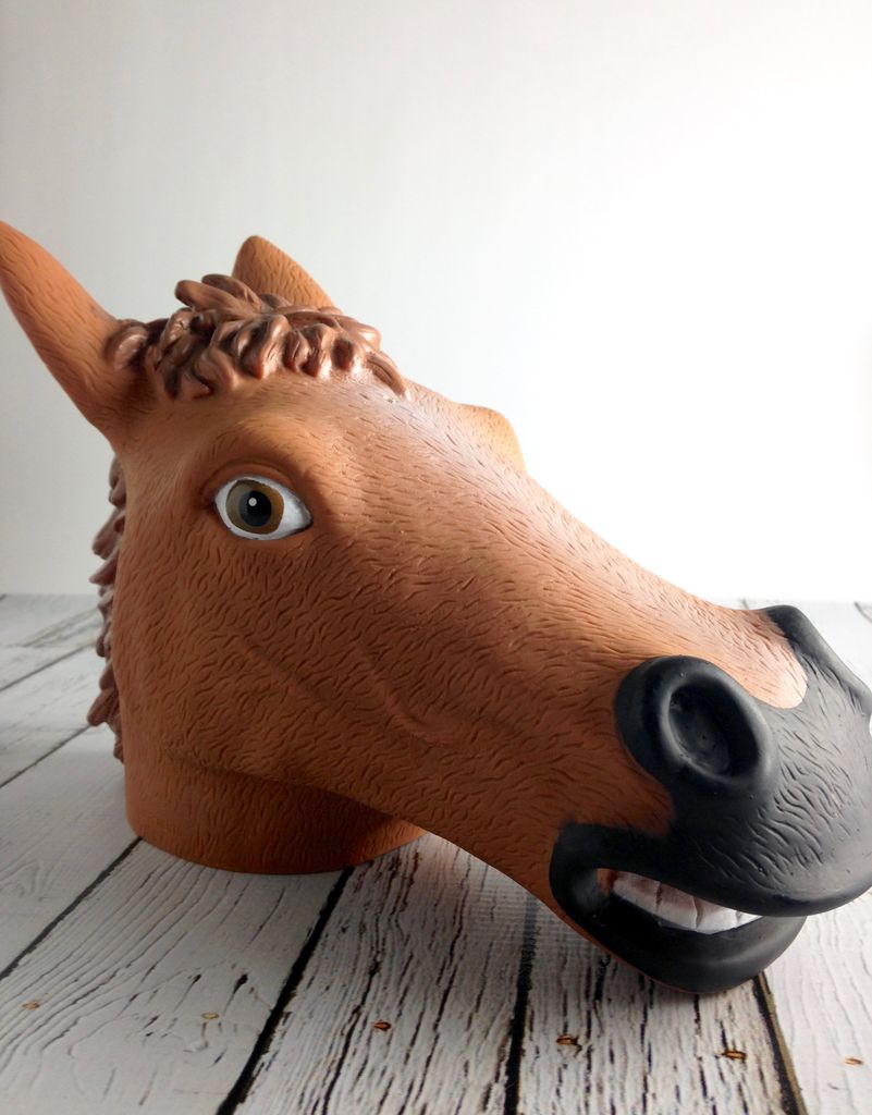 Horse Head Squirrel Feeder Silver In The City