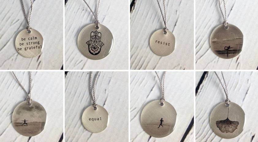 New Lithograph Necklaces from Everyday Artifacts
